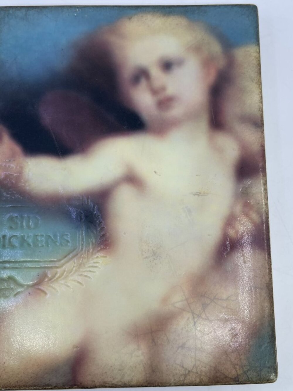 vintage sid dickens memory block "fledgling" t-272 featuring cherubs
